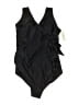 Assorted Brands Solid Black One Piece Swimsuit Size S - photo 1