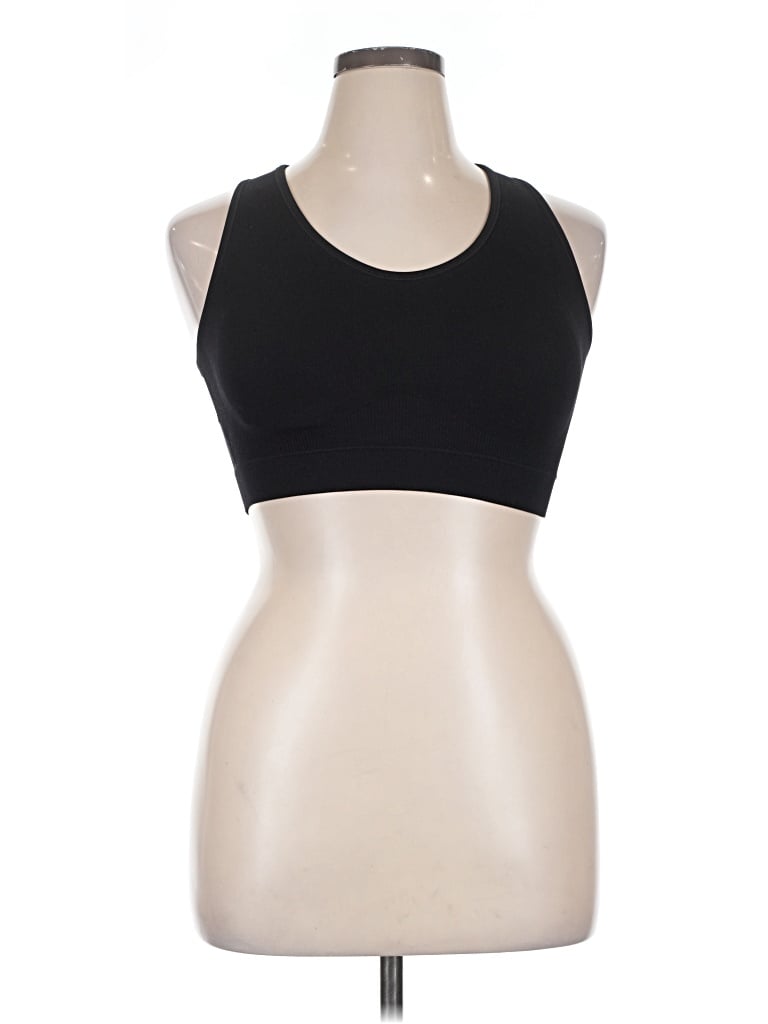 Pre-owned Anybody Tank Top Black Halter Neckline Tops