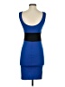 Aqua Color Block Blue Cocktail Dress Size XS - photo 2