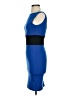 Aqua Color Block Blue Cocktail Dress Size XS - photo 5