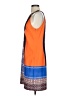 Aryeh Print Orange Casual Dress Size S - photo 5