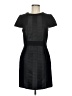 Ali Ro Chevron-herringbone Black Cocktail Dress Size 8 - photo 1