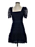 Aqua 100% Polyester Blue Cocktail Dress Size XS - photo 1