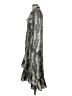 Topshop 100% Polyester Paisley Silver Cocktail Dress Size 2 - photo 5