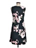 Perceptions Floral Gray Casual Dress Size 6 - photo 2