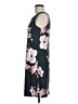 Perceptions Floral Gray Casual Dress Size 6 - photo 5