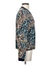 Hinge 100% Polyester Print Blue Blazer Size S - photo 4