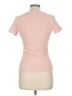 Unbranded Solid Pink Short Sleeve Turtleneck Size M - photo 2