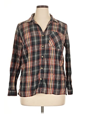 Primark Long Sleeve Button-Down Shirt (view 1)
