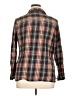 Primark 100% Cotton Plaid Brown Long Sleeve Button-Down Shirt Size 14 - photo 2