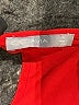 Octavia 100% Polyester Red 3/4 Sleeve Blouse Size M - photo 7