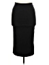 Leith Solid Black Casual Skirt Size M - photo 2
