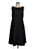 Talbots Polka Dots Black Casual Dress Size 8 - photo 1