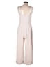 Everlane 100% Polyester Solid Ivory Jumpsuit Size 2 - photo 2