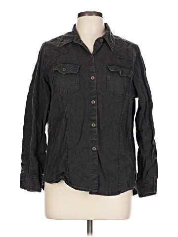 Nostalgia Long Sleeve Button-Down Shirt (view 1)