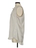 CAbi 100% Polyester Ivory Sleeveless Blouse Size M - photo 5