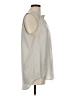 CAbi 100% Polyester Ivory Sleeveless Blouse Size M - photo 4