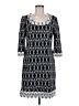 Sandra Darren Argyle Black Casual Dress Size 8 - photo 1