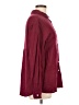 Unbranded Solid Burgundy Long Sleeve Blouse Size L - photo 4