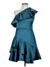 Halston Heritage 100% Polyester Teal Cocktail Dress Size 2 - photo 1