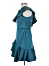 Halston Heritage 100% Polyester Teal Cocktail Dress Size 2 - photo 5