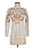 Susan Graver Paisley Ivory Pullover Sweater Size XXS - photo 1