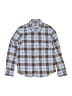 Assorted Brands 100% Cotton Plaid Blue Long Sleeve Button-Down Shirt Size 10 - photo 1