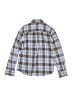 Assorted Brands 100% Cotton Plaid Blue Long Sleeve Button-Down Shirt Size 10 - photo 2
