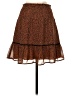 DR2 100% Polyester Animal Print Brown Casual Skirt Size XS - photo 2