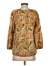 MICHAEL Michael Kors Gold 3/4 Sleeve Blouse Size S - photo 2