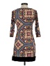 Atmosphere Print Brown Casual Dress Size UK 6 / US 2 - photo 2
