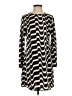 MNG Chevron-herringbone Black Casual Dress Size 4 - photo 1