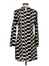 MNG Chevron-herringbone Black Casual Dress Size 4 - photo 2