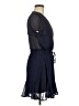 Mi ami 100% Polyester Solid Blue Casual Dress Size M - photo 4
