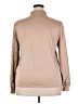 Unbranded 100% Polyester Animal Print Tan Long Sleeve Blouse Size XXL - photo 2