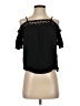 Jolt 100% Rayon Black Short Sleeve Top Size S - photo 1