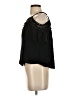 Jolt 100% Rayon Black Short Sleeve Top Size S - photo 5