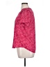 Lush 100% Polyester Pink Short Sleeve Blouse Size XL - photo 5