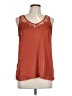 Maurices 100% Polyester Orange Sleeveless Top Size L - photo 1