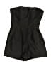 Glamorous Solid Black Romper Size S - photo 1