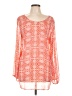Halo Orange Long Sleeve Blouse Size L - photo 1