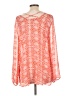 Halo Orange Long Sleeve Blouse Size L - photo 2