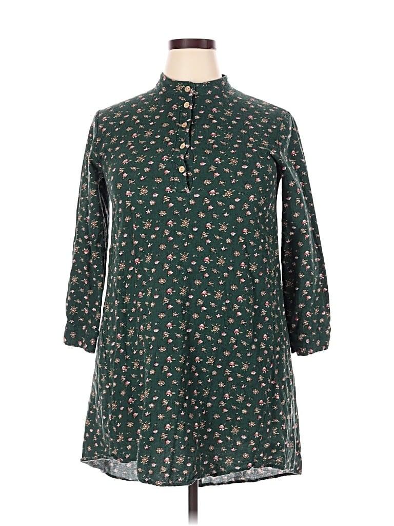 Pre-owned Zanzea Collection Casual Dress In Green