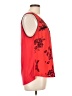 Candie's 100% Polyester Red Sleeveless Blouse Size L - photo 4