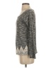 Si Style Chevron-herringbone Gray Pullover Sweater Size S - photo 5