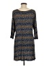 Salaam! Print Gray Casual Dress Size M - photo 2