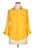 A. Byer Yellow 3/4 Sleeve Button-Down Shirt Size XL - photo 1