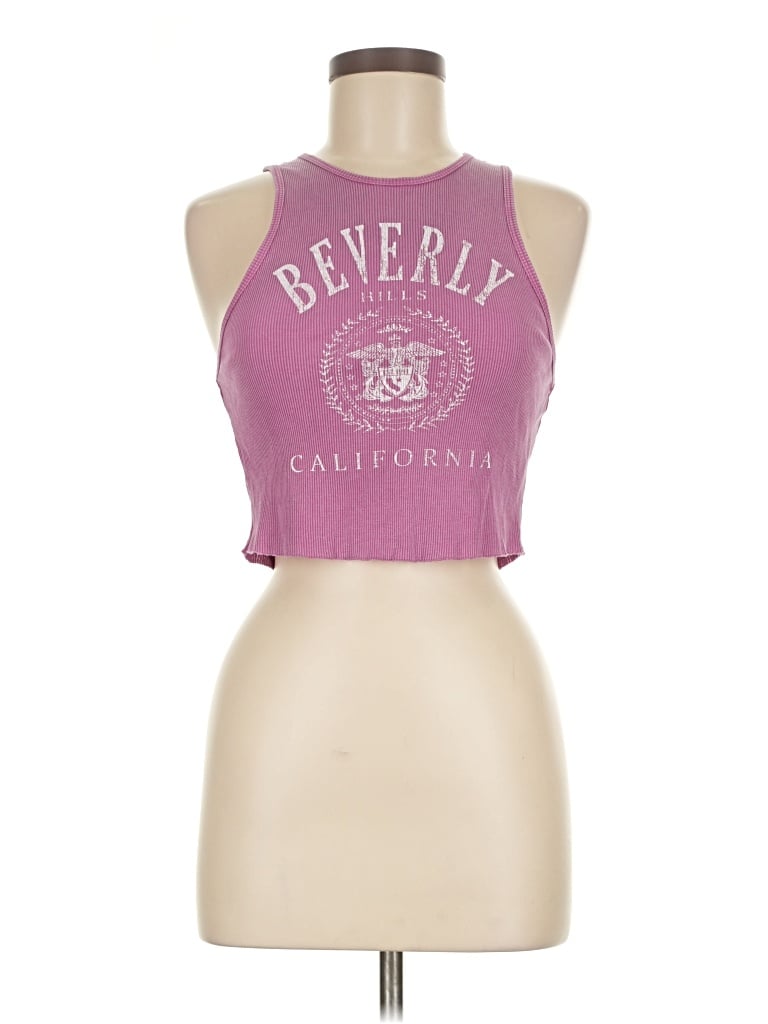 Pre-owned Garage Sleeveless T-shirt In Purple