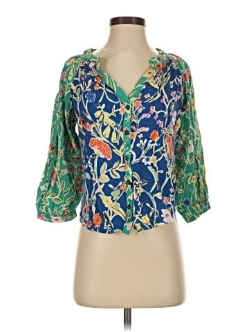 Floreat 3/4 Sleeve Blouse (view 1)