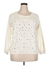 Laura Ashley Stars Ivory Pullover Sweater Size XL - photo 1